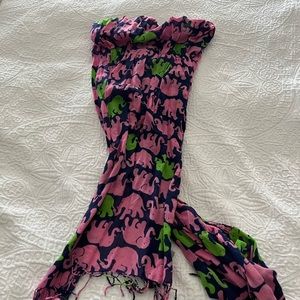 Lilly Pulitzer Womens elephant scarf